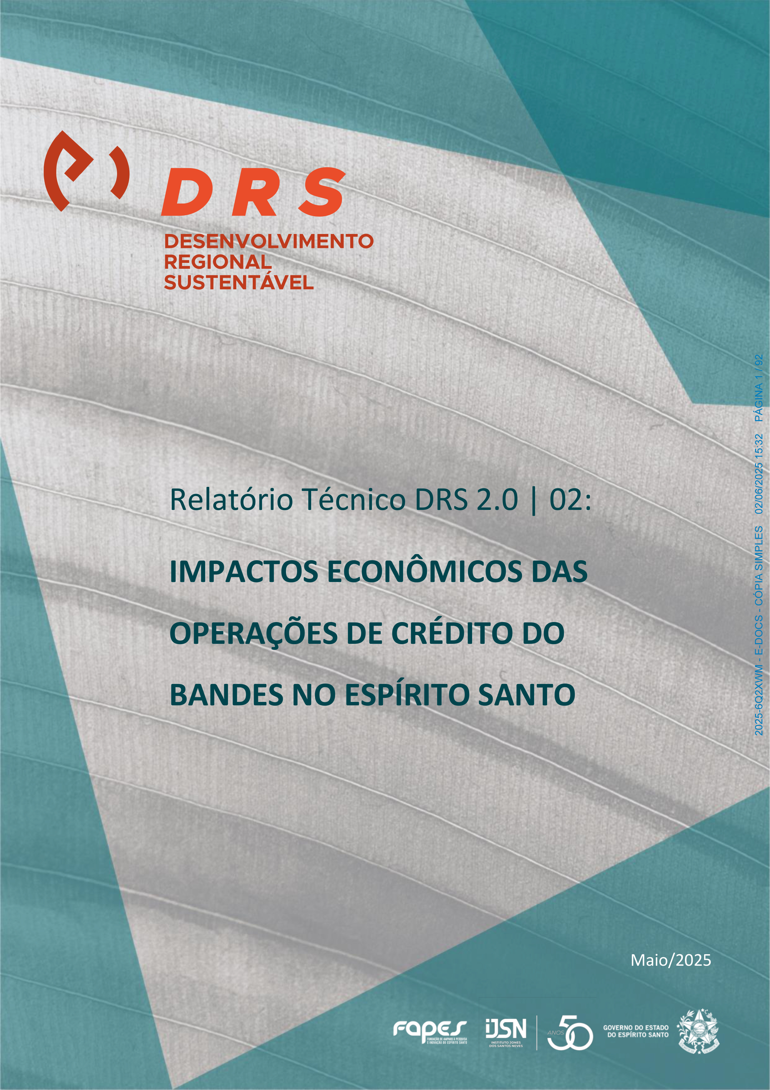 Capa - Relatorio_Tecnico_DRS2_Impactos_Economicos_Bandes-1