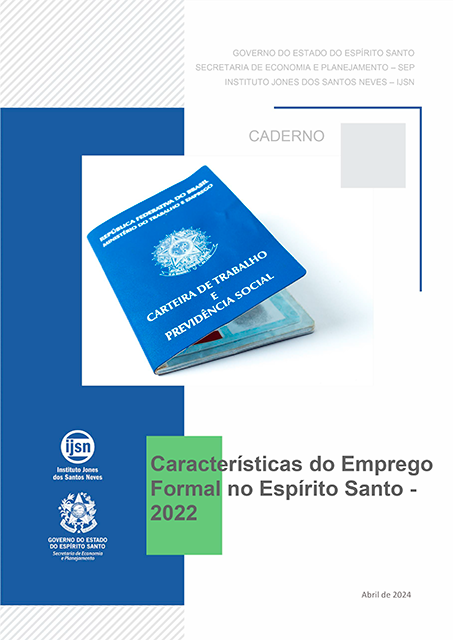 Características do emprego formal no Espírito Santo _2022-1